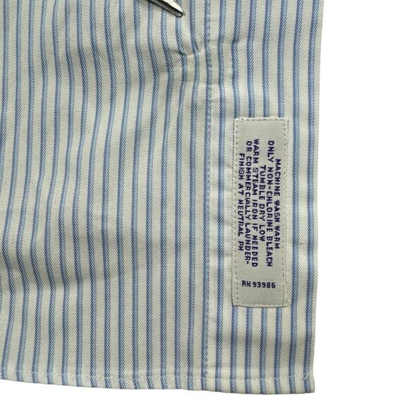 Brooks Brothers Egyptian Vintage 16/35 Men's Button Down Pinstripe Long Sleeve - Picture 8 of 8